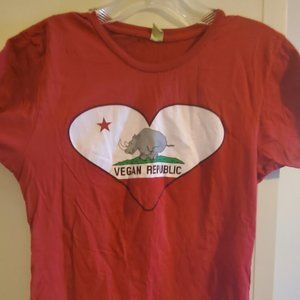 California Vegan Republic shirt : )